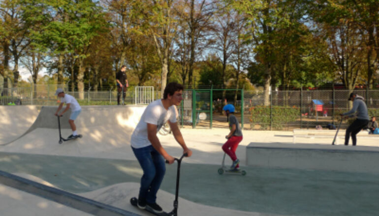 Illustration de : Skatepark