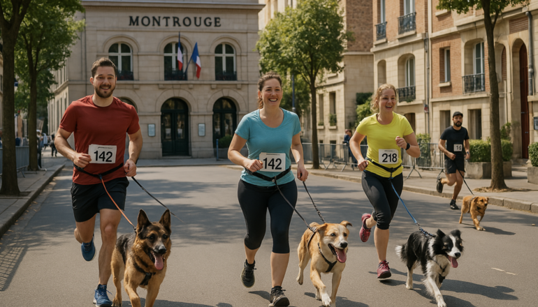 Illustration de : Canicross Montrouge
