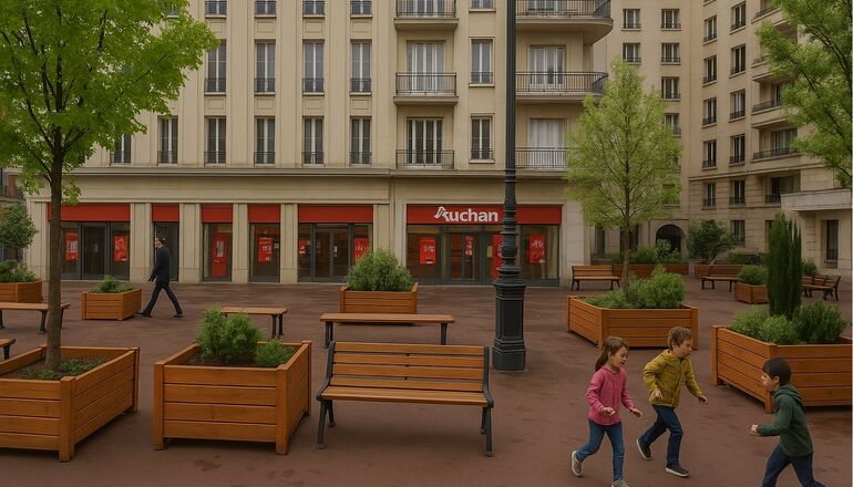 Illustration de : Place (Auchan) Molière