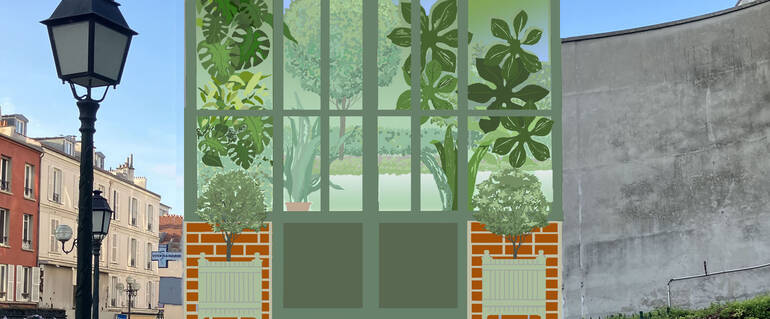 Illustration de : fresque