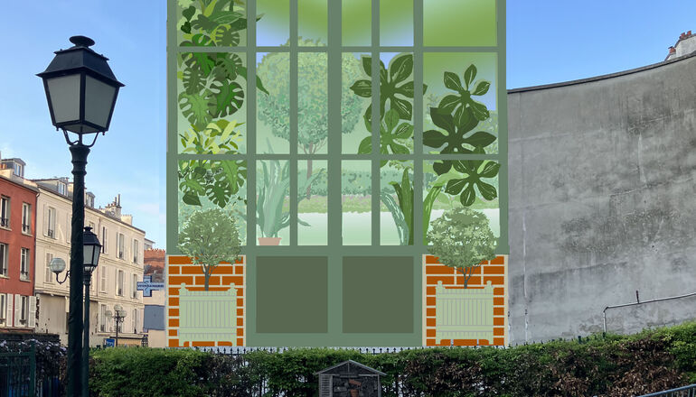 Illustration de : fresque