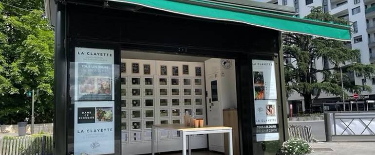 Illustration de : Kiosque maraicher à Barbara
