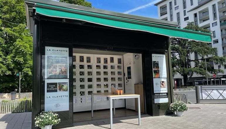 Illustration de : Kiosque maraicher à Barbara