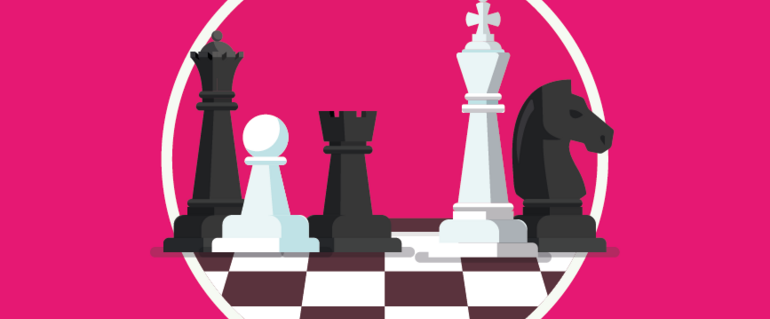Illustration de : Echecs en ville !