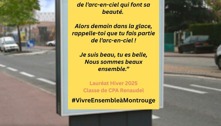 Illustration de : Un message pour un sourire