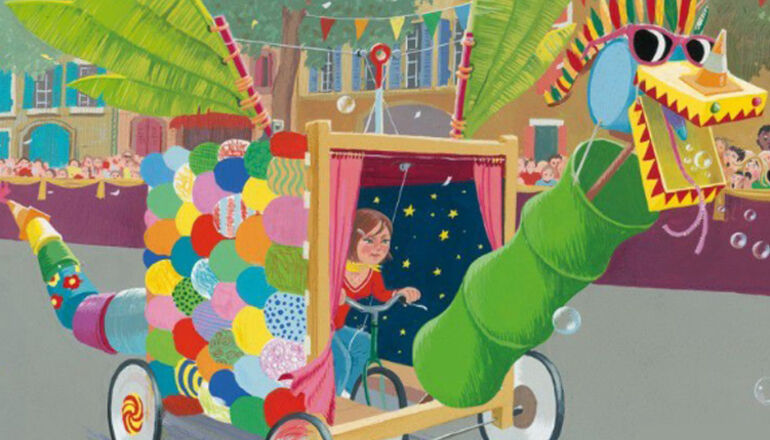 Illustration de : Construction de deux chars à pédales pour le Carnaval de quartier