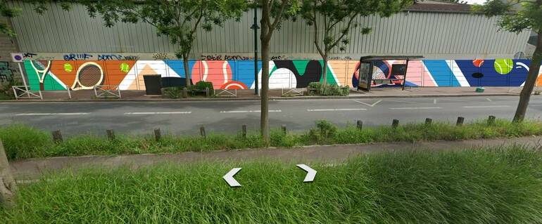 Illustration de : Fresque murale sur le CAM