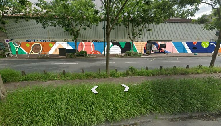 Illustration de : Fresque murale sur le CAM